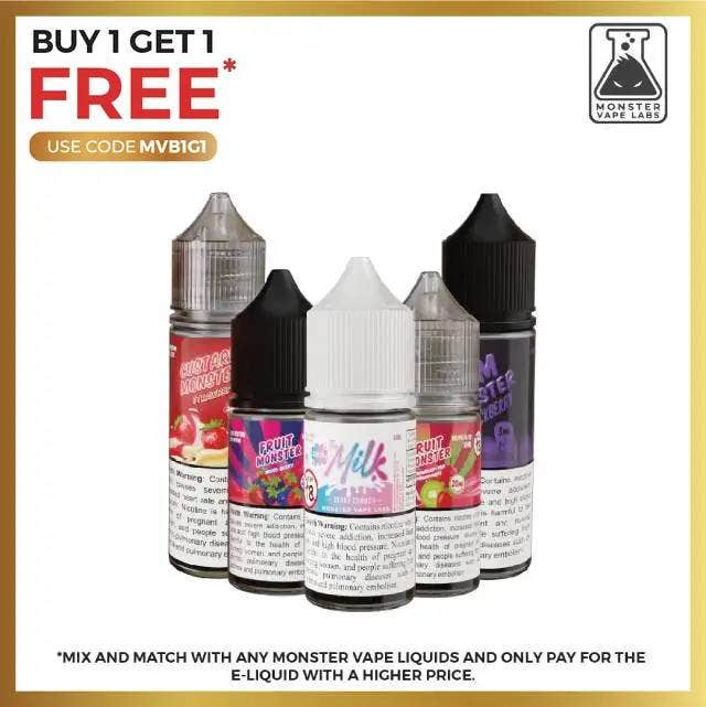>Monster Vape Labs E-liquids