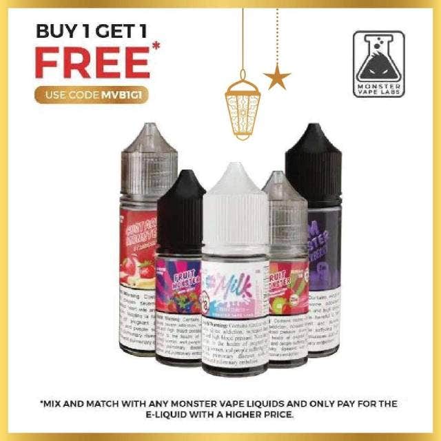 >Monster Vape Labs E-liquids