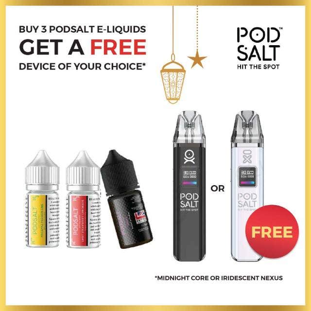 Pod Salt E-liquids Promotion