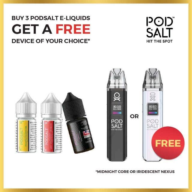 Pod Salt E-Liquids Promotion